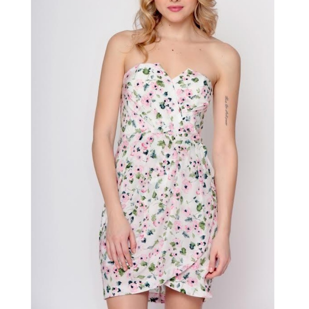 REVOLVE {Yumi Kim} Silk Pink Floral Dress